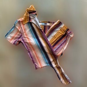 Stripped Clothing Set